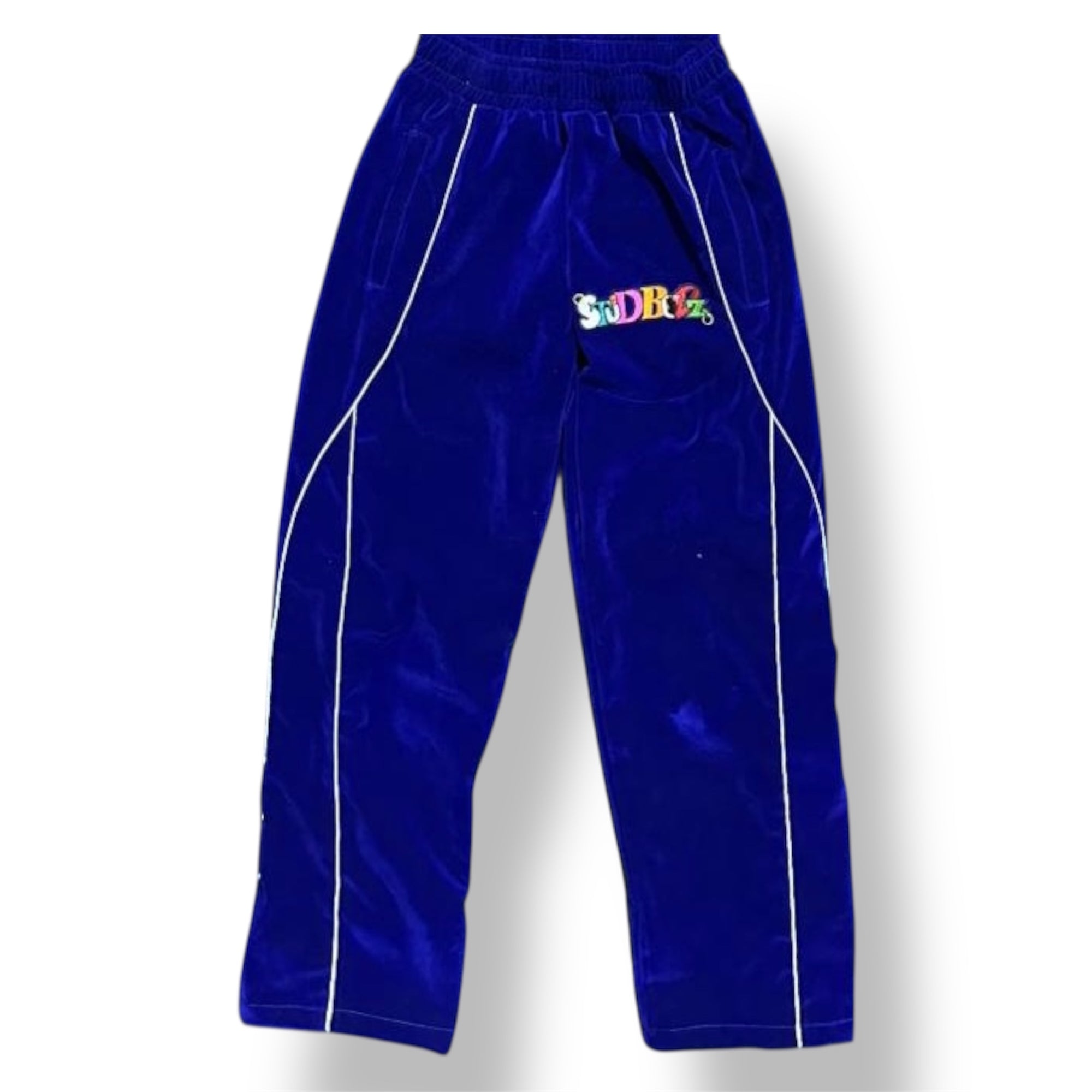 Blue Suede Pants